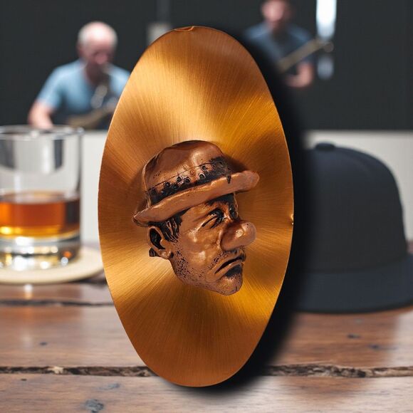 Vintage Copper & Resin Sad Clown Wall Plaque 10" Mid Century Art MCM Coppercraft - Picture 1 of 11